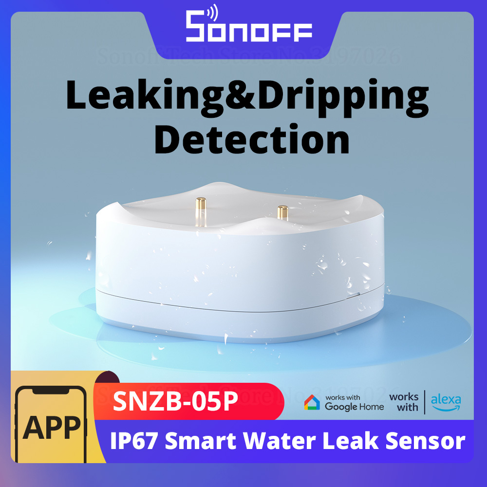 Sonoff Mini R4 - SONOFF SNZB-05P Zigbee Умный датчик утечки