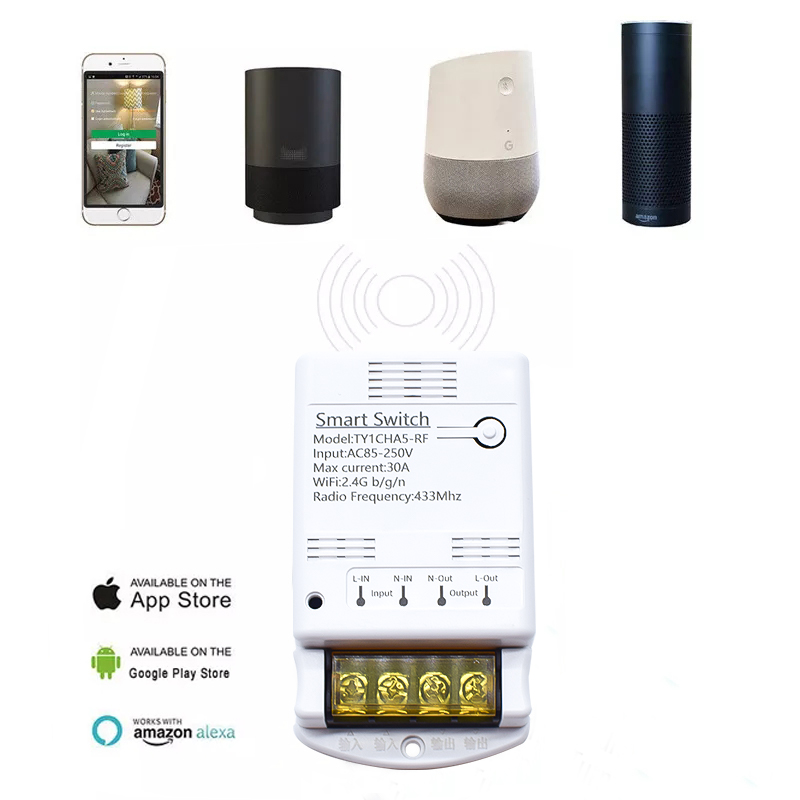 Релейный модуль Wi-Fi 30A 85-2 – обзор и цена Tuya 4 Channel