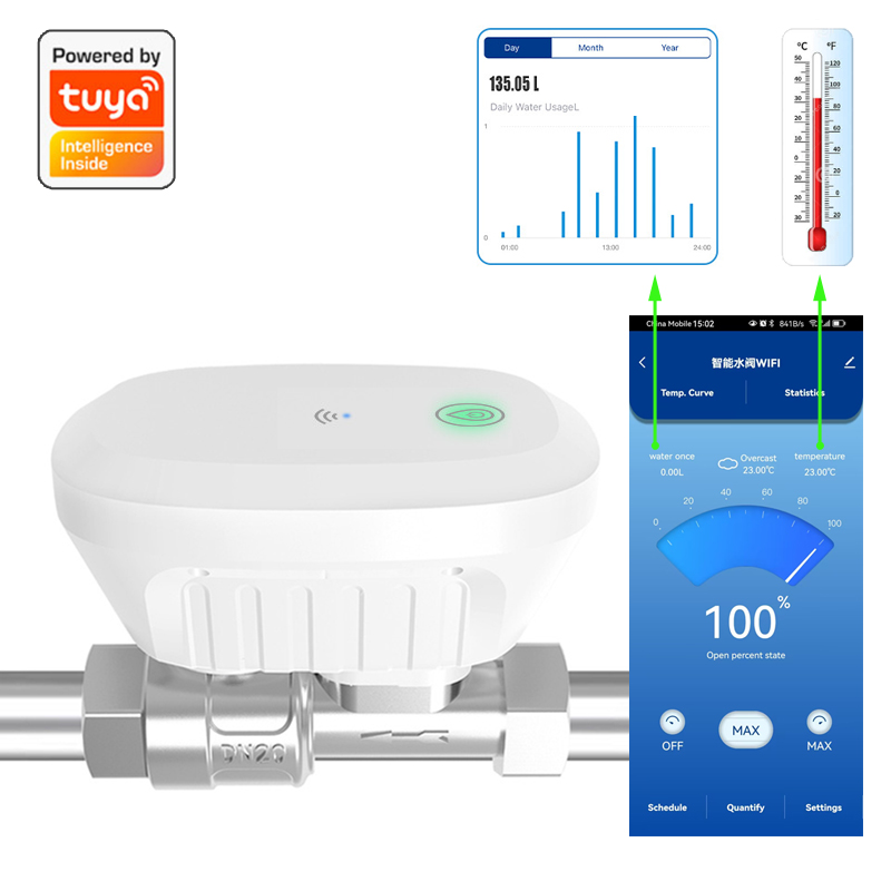Умный WiFi-клапан с датчиком р – обзор и цена Home Assistant Tuya