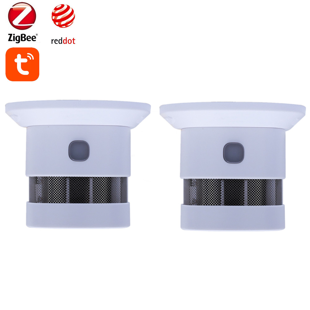 Умный датчик дыма Tuya Zigbee  – обзор и цена Home Assistant Tuya