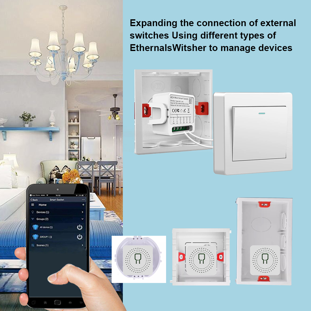Умный выключатель Tuya Zigbee  – обзор и цена Tuya 4 Channel