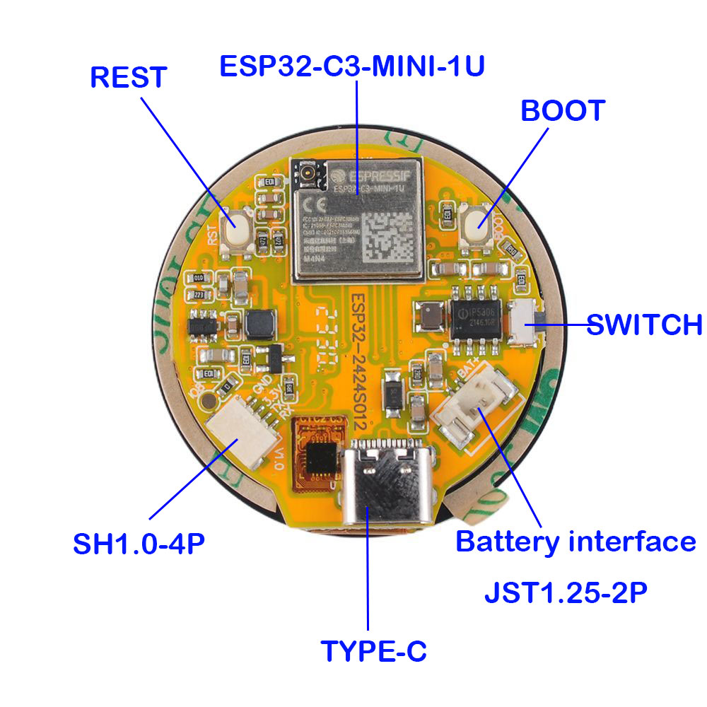 Дисплей ESP32 1,28 дюйма, моду – обзор и цена Smart Home Module Iot