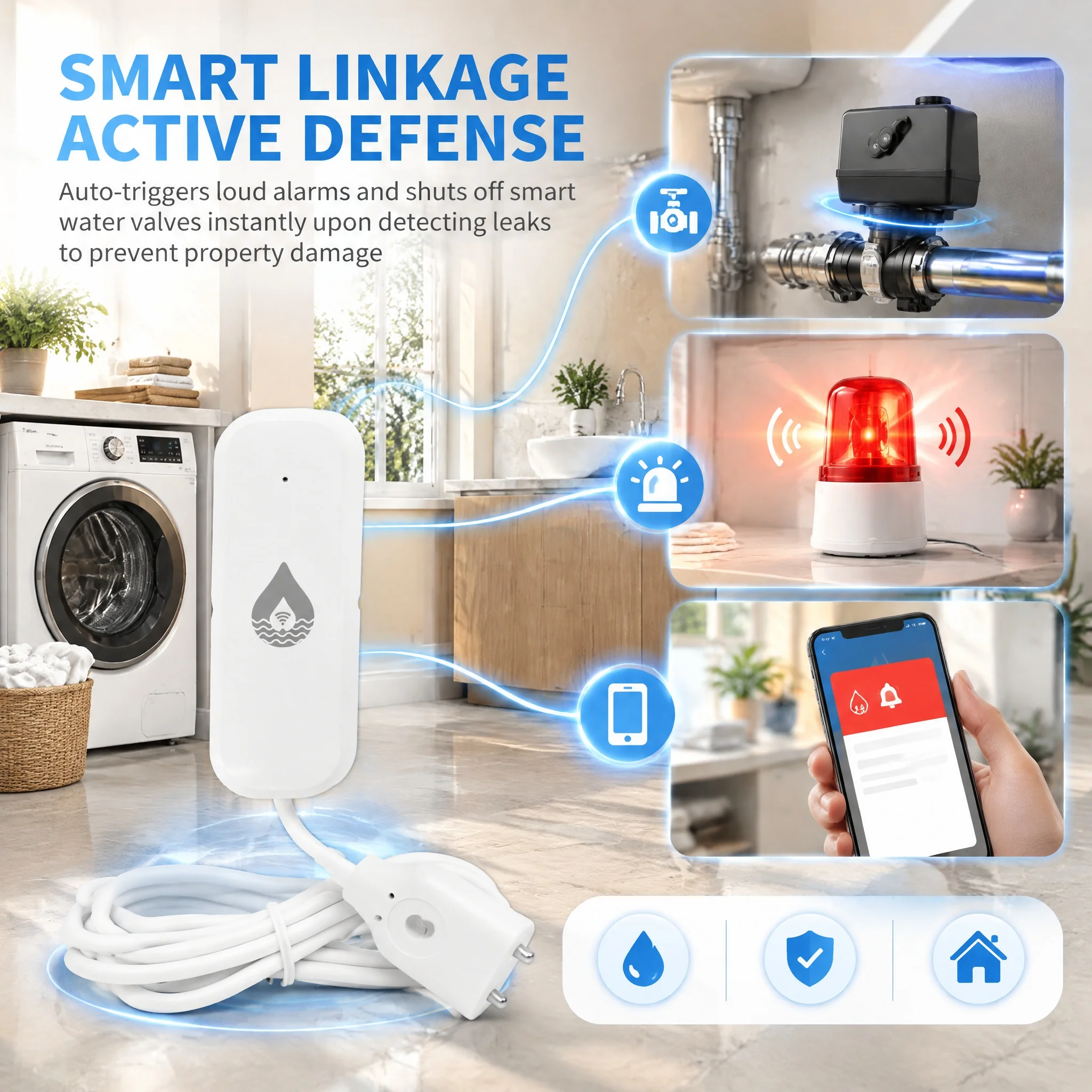 Умный Wi-Fi датчик утечки воды – обзор и цена Home Assistant Tuya