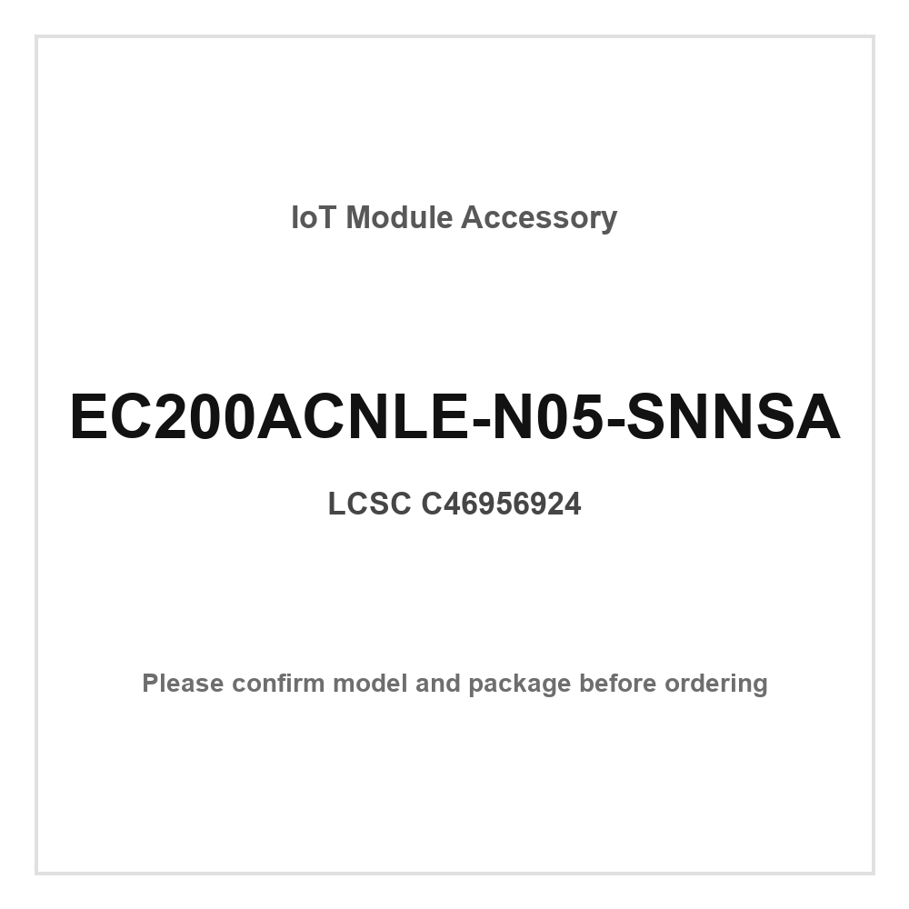 1 шт. EC200ACNLE-N05-SNNSA I2C – обзор и цена Smart Home Module Iot