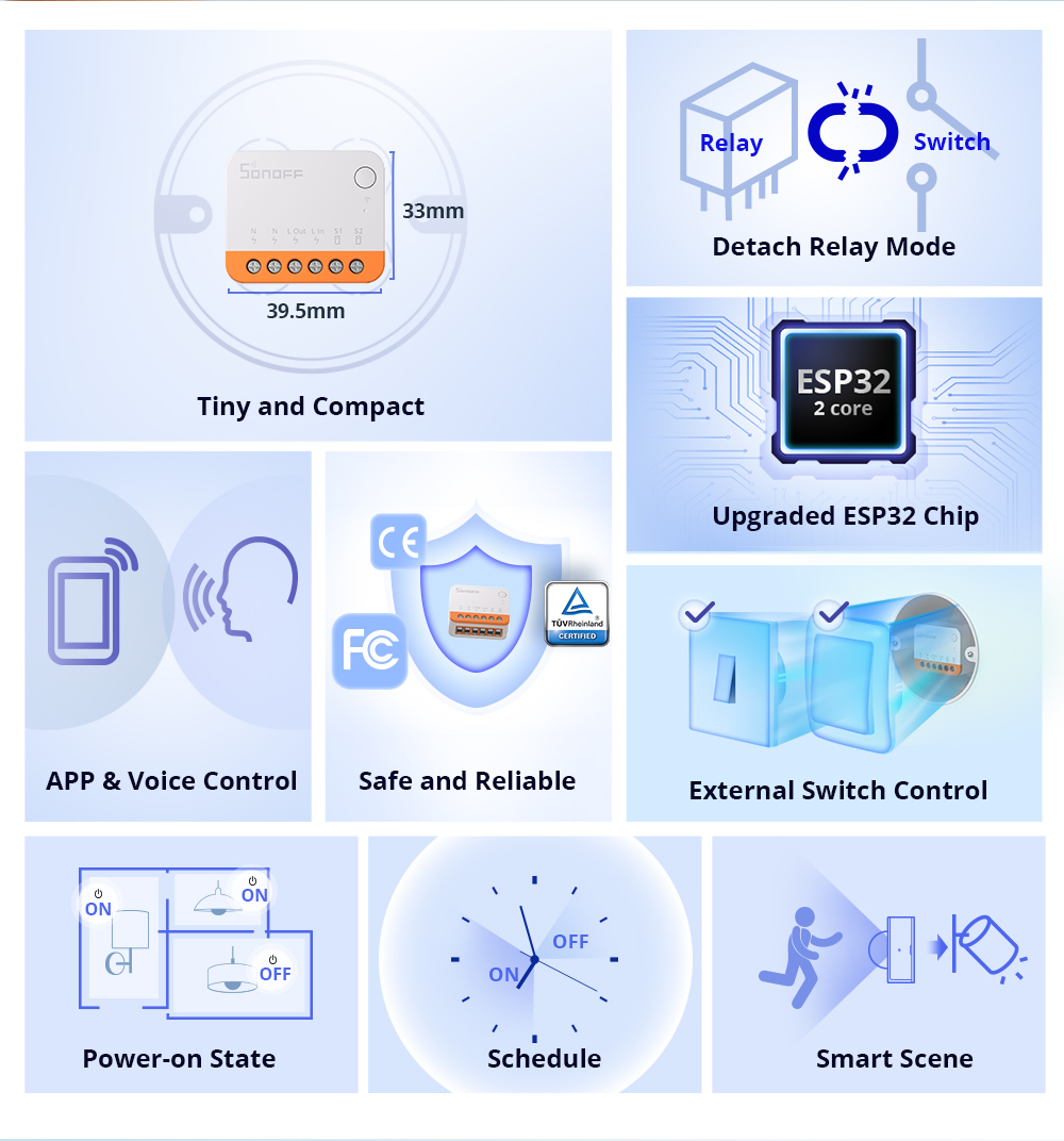 Умный Wi-Fi выключатель Sonoff – обзор и цена Sonoff Mini R4